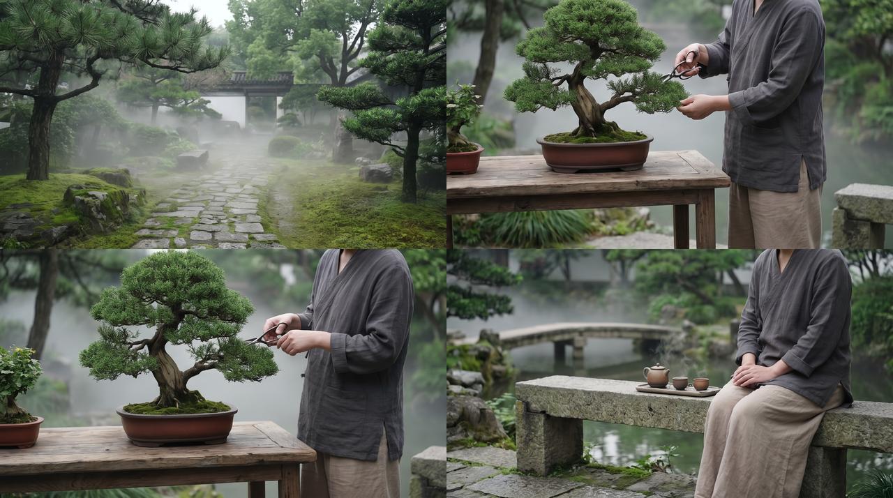 香蕉视频园艺生活视频 – 盆景修剪技艺视频教程，www.ekewba.cn